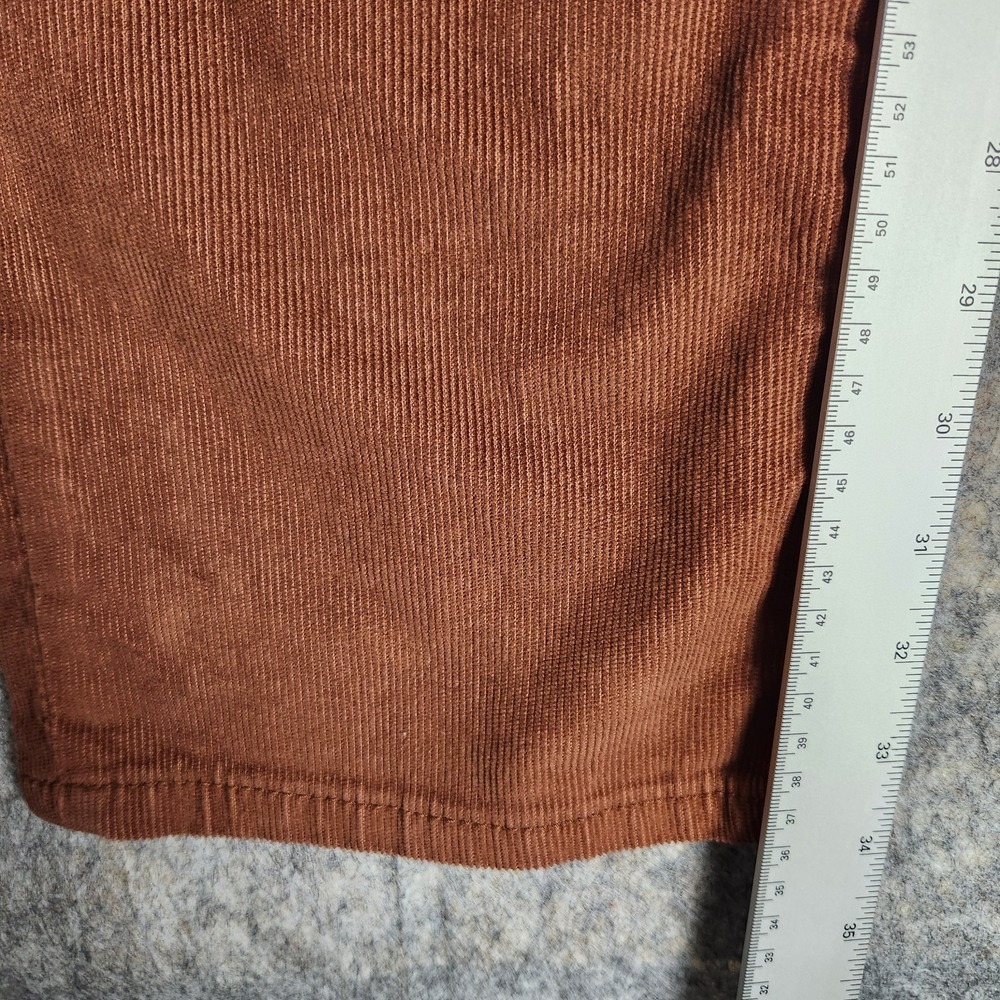 Levis 514 Corduroy Pants Men 33x34 Red Straight Leg Regular Fit Colorful Preppy - Picture 4 of 8